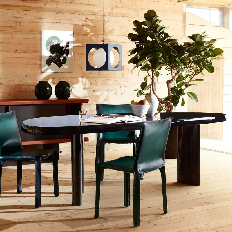 Leather Chair CAB 412, designed by Mario Bellini for Cassina