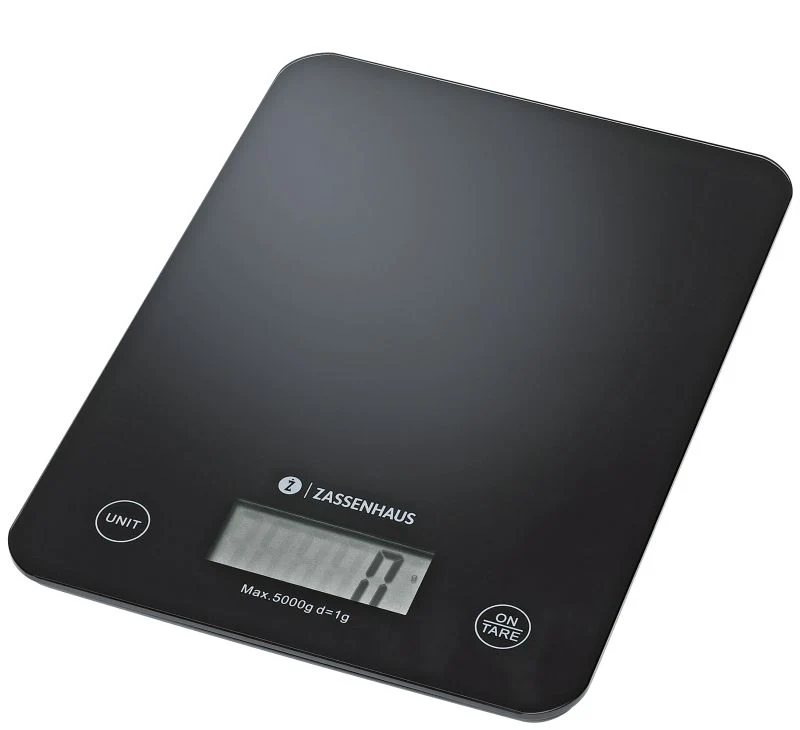 Küchenwaage digital USB schwarz Balance