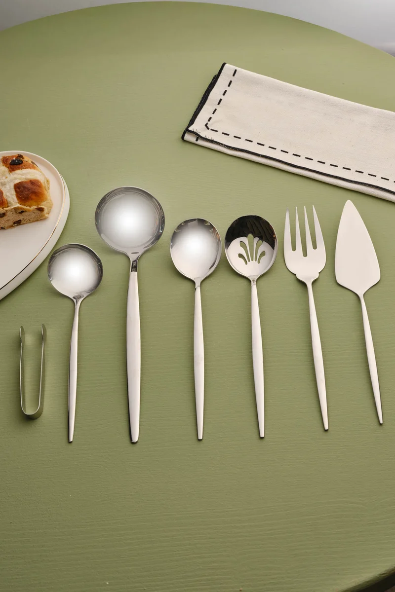 Karaca Orion Platin 7-Teiliges Servierset