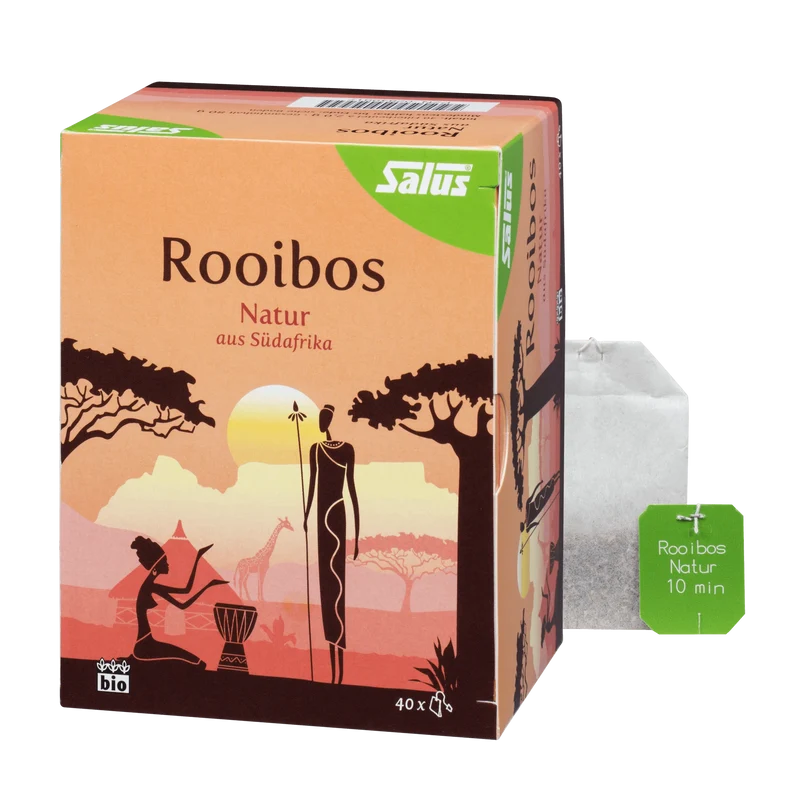 Salus Rooibos Natur, Rooiboszweigspitzen Tee Bio 40 Filterbeutel