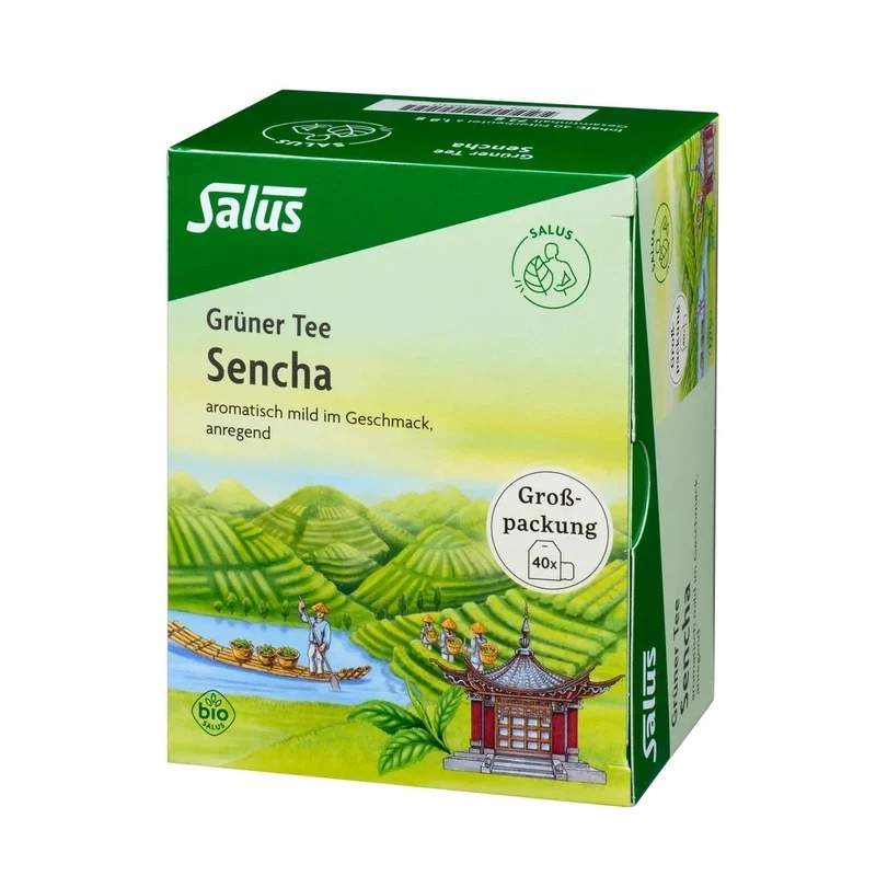 Salus Grüner Tee Sencha Bio 40 Filterbeutel