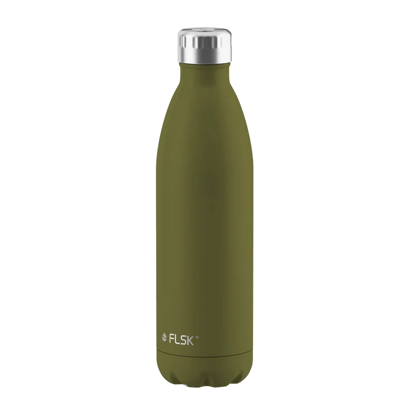 Trinkflasche FLSK 0,75l Olive To-Go / Bottle