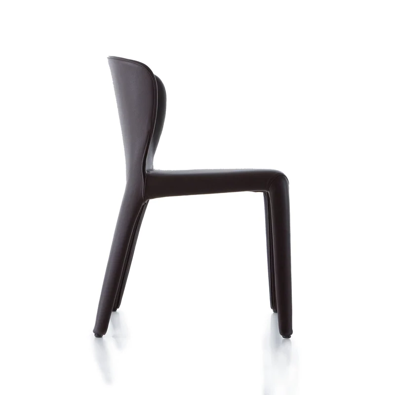Leather Chair HOLA 369, designed by Hannes Wettstein for Cassina
