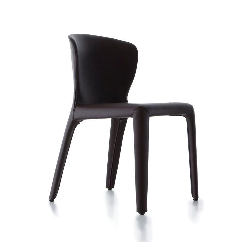 Leather Chair HOLA 369, designed by Hannes Wettstein for Cassina