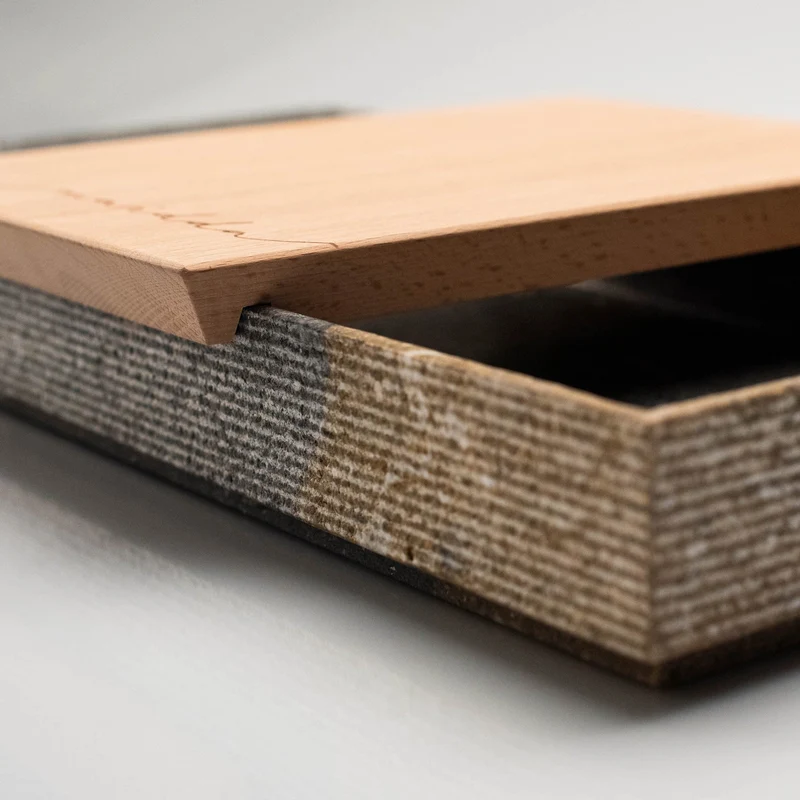 Marble and Wood Tray MAIDDA by Margherita Alioto and Mimma Occhino