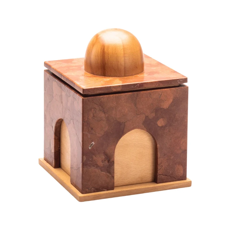 Marble and Wood Box QUBA by Gabriele D'Angelo for Kimano
