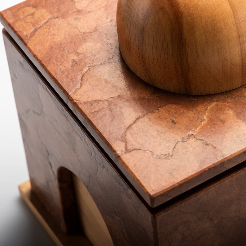 Marble and Wood Box QUBA by Gabriele D'Angelo for Kimano