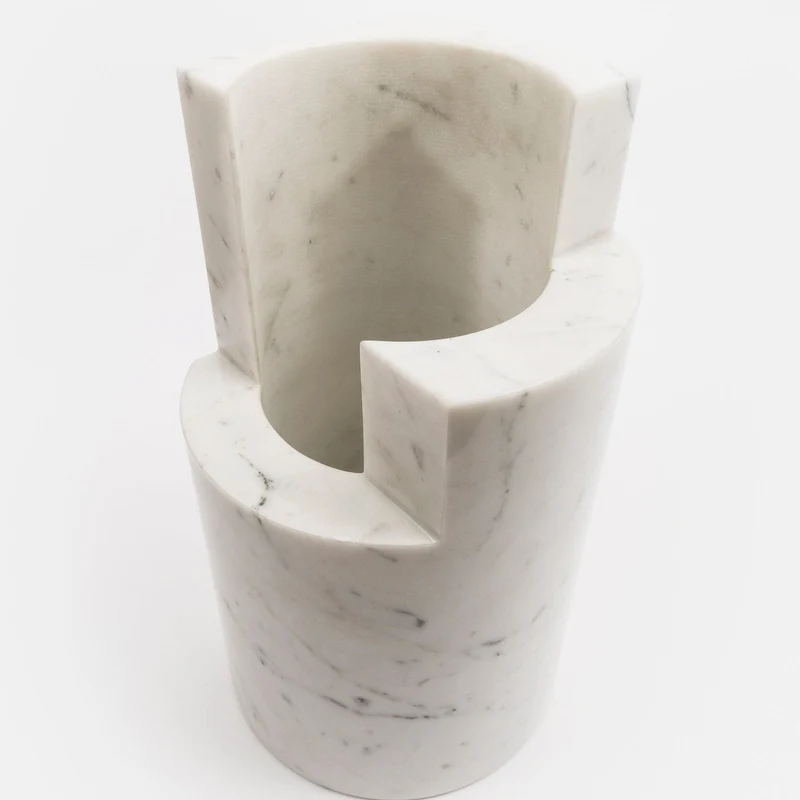 Marble Vase PAROS H by Enzo Mari - Limited Edition
