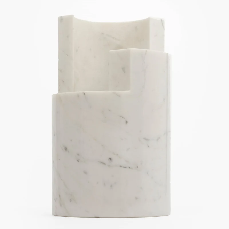 Marble Vase PAROS H by Enzo Mari - Limited Edition