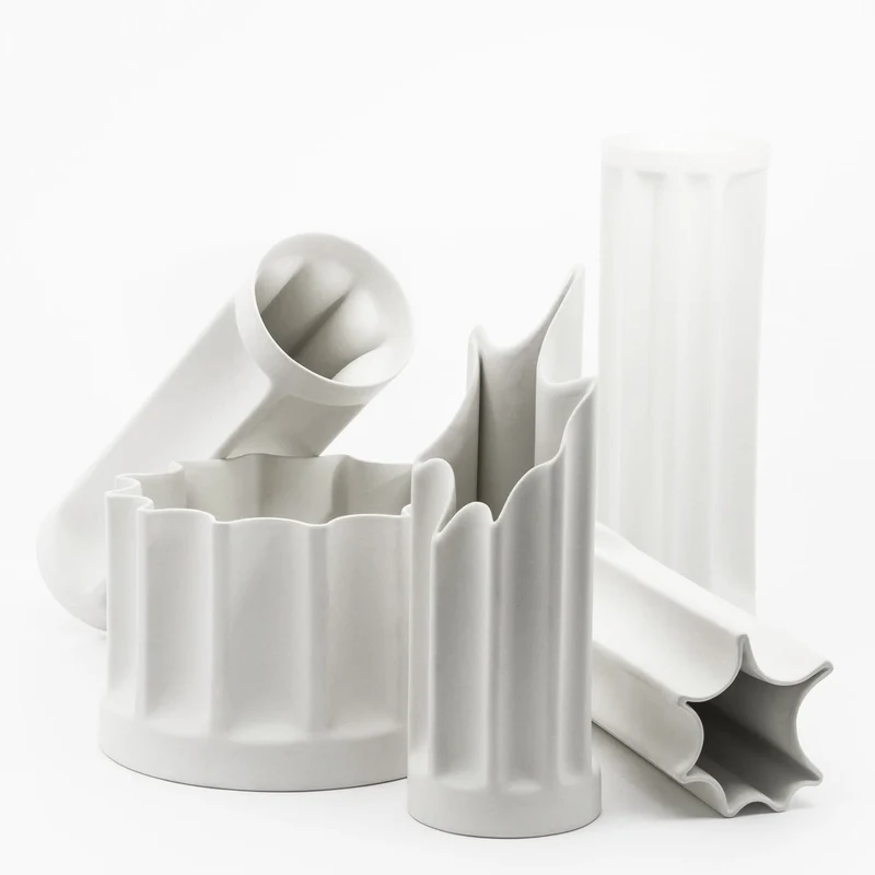 Ceramic Vase BAMBÙ by Enzo Mari