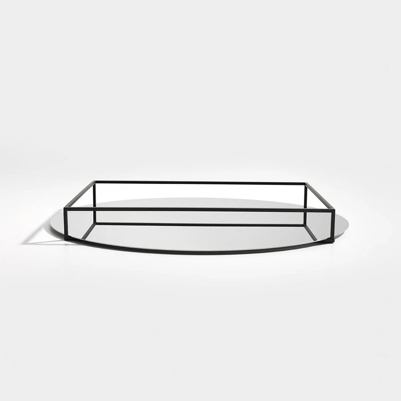 Metal Tray SURFACE + BORDER No. 2 by Ron Gilad
