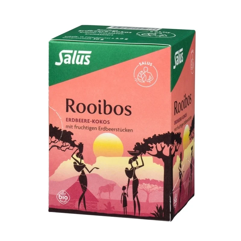Salus Rooibos Erdbeer Kokos Bio 15 Filterbeutel 30g