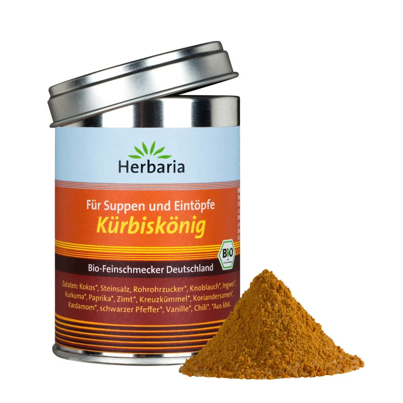 Herbaria Kürbiskönig Gewürzmischung Bio 90 g
