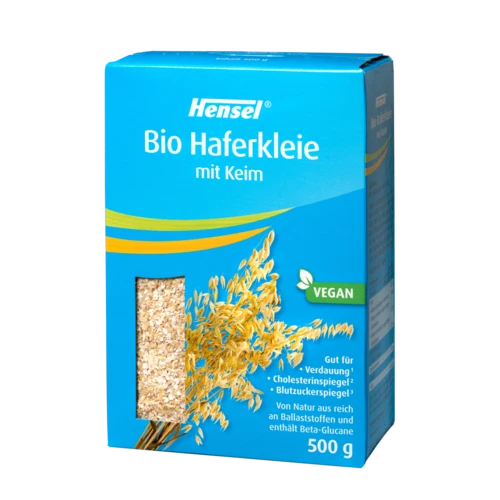 Bio Haferkleie mit Keim pur 500g