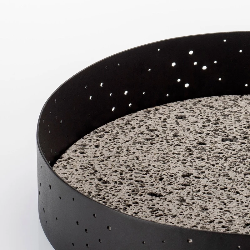 Marble and Steel Centrepiece ECLITTICA by Stella Orlandino