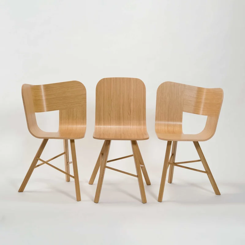 Three Legs Chair TRIA WOOD by Colé Italia
