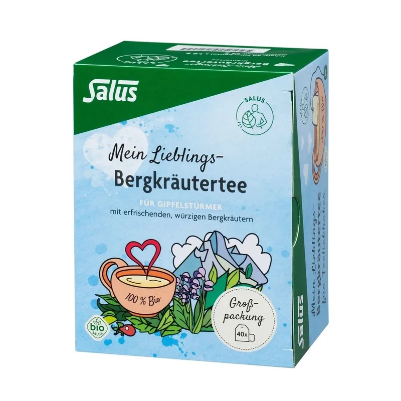 Salus Mein Lieblings-Bergkräuter-Tee 40 Filterbeutel Bio