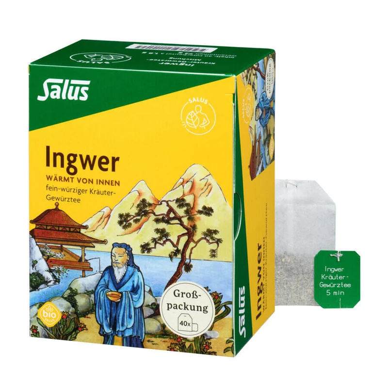 Salus Ingwer Kräuter-Gewürztee-Mischung Bio 40 Filterbeutel