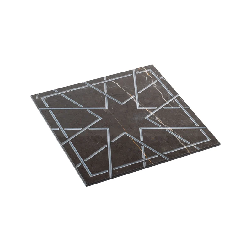 Marble Square Charger PALATINA by Gabriele D'Angelo