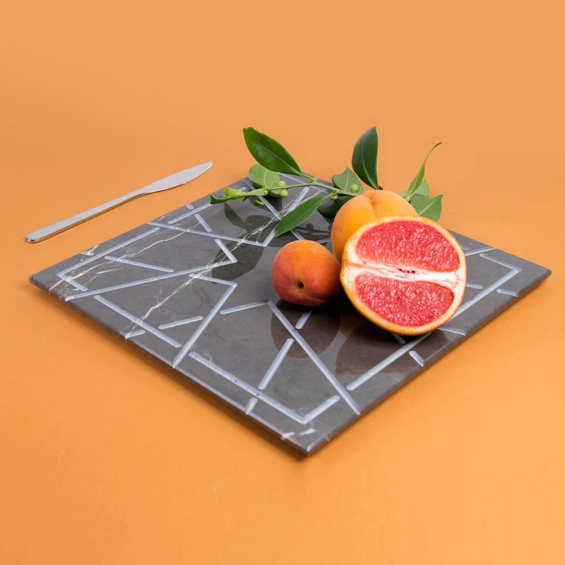Marble Square Charger PALATINA by Gabriele D'Angelo