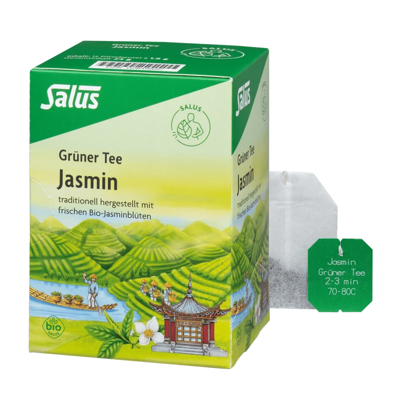 Salus Grüner Tee Jasmin Bio 15 Filterbeutel