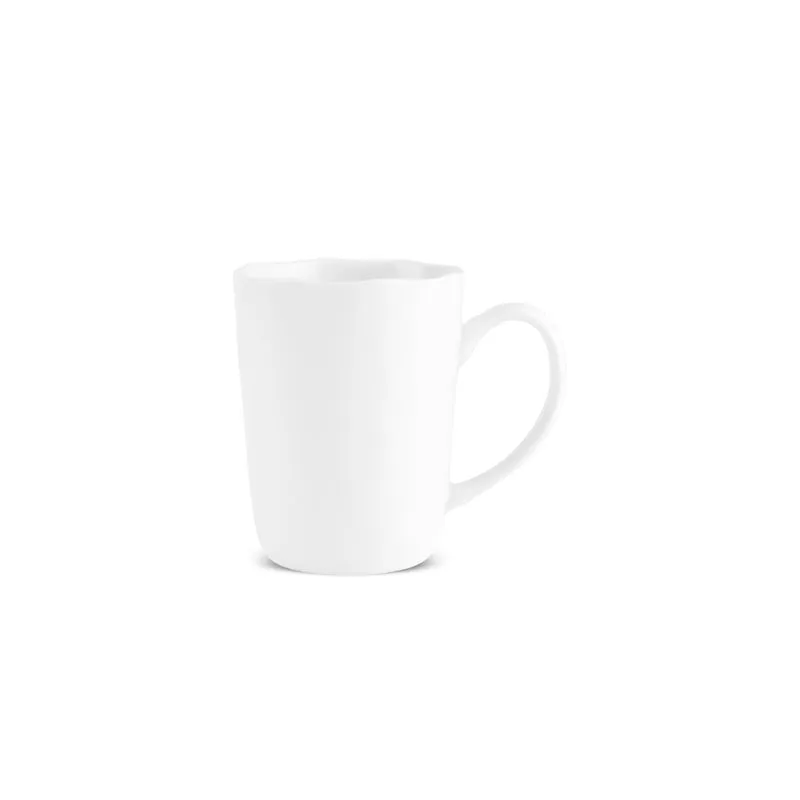 Karaca Epsilon Porzellanbecher, 414 ml, Weiß
