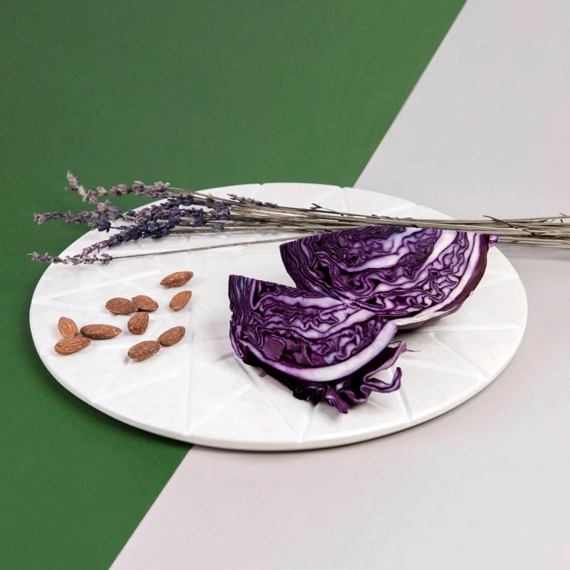 Marble Round Charger Plate PALATINA by Gabriele D'Angelo for Kimano