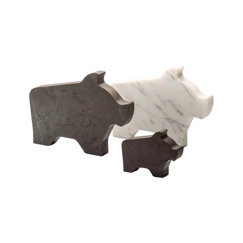 Marble Paperweight MAIALINO PICCOLO by Alessandra Grasso