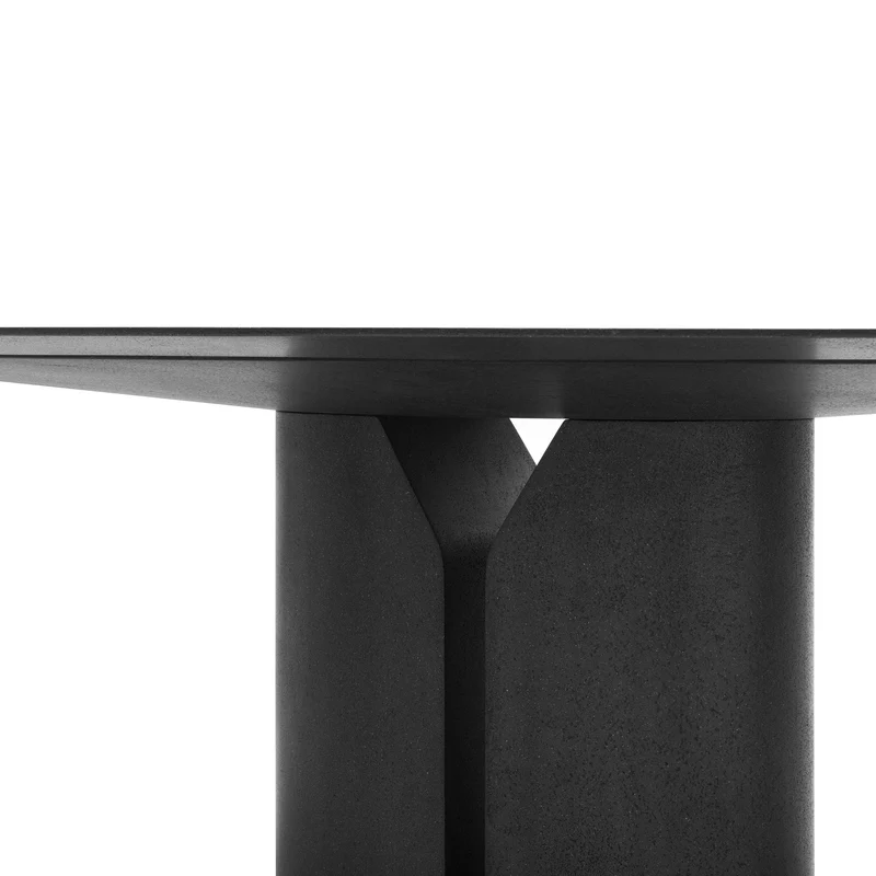 Oval Table NVL TABLE Black by Jean Nouvel Design for MDF Italia