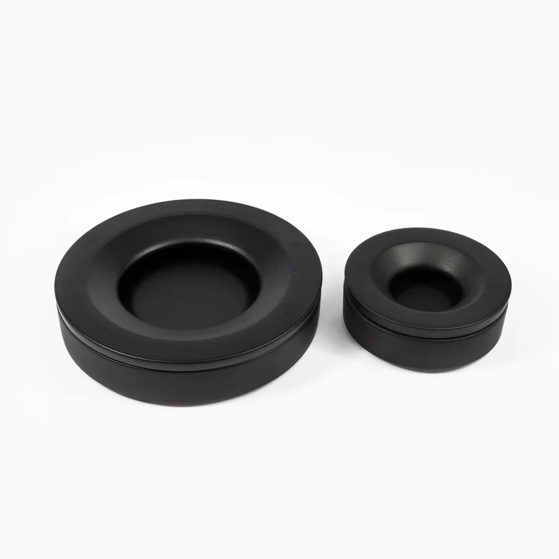Ceramic Ashtray BARBADOS Set of Three by Angelo Mangiarotti for Danese Milano