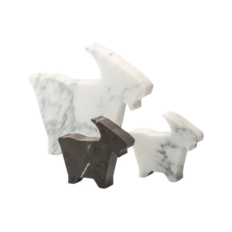 Marble Paperweight CAPRETTA PICCOLA by Alessandra Grasso