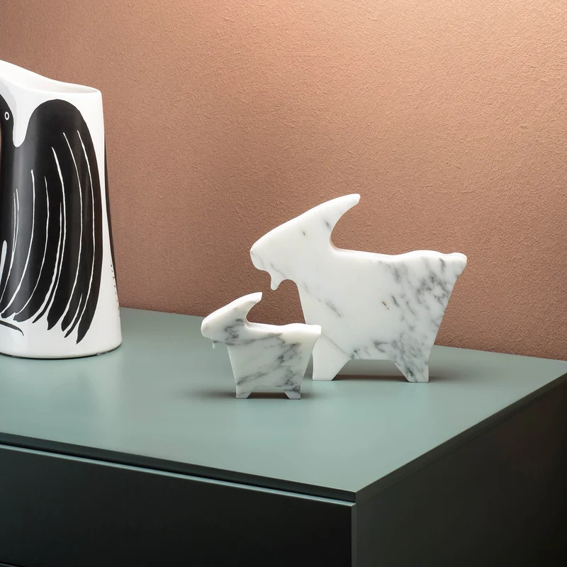 Marble Paperweight CAPRETTA PICCOLA by Alessandra Grasso