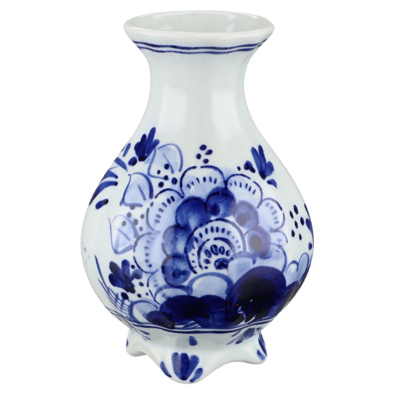 Vase klein auf 4 Füssen H 10 cm