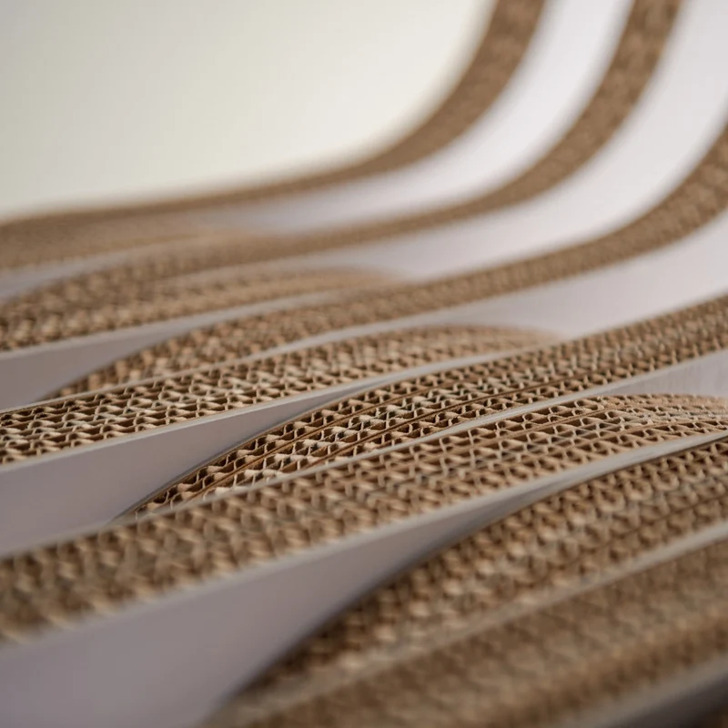 Cardboard Chair TWIST White