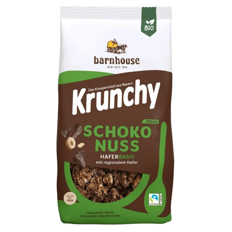 Barnhouse Bio Krunchy Schoko Nuss 375g