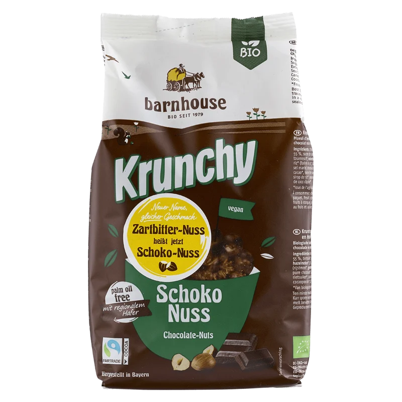Barnhouse Bio Krunchy Schoko Nuss 375g