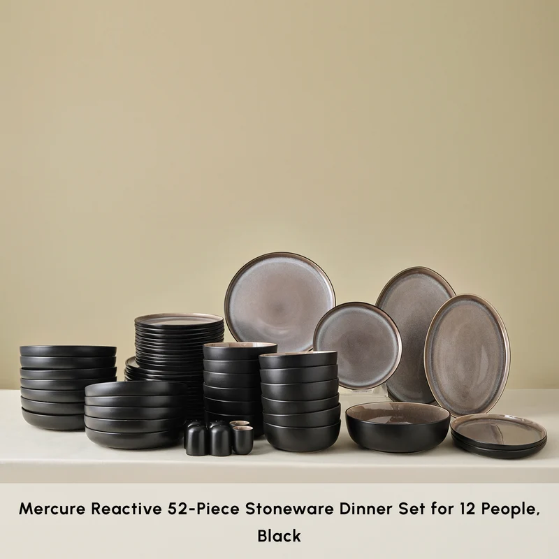 Karaca Earth Collection Mercure 59-Teiliges 12-Personen Geschirrset
