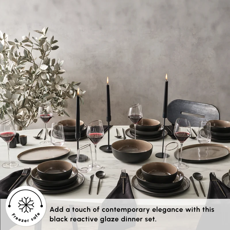 Karaca Earth Collection Mercure 59-Teiliges 12-Personen Geschirrset