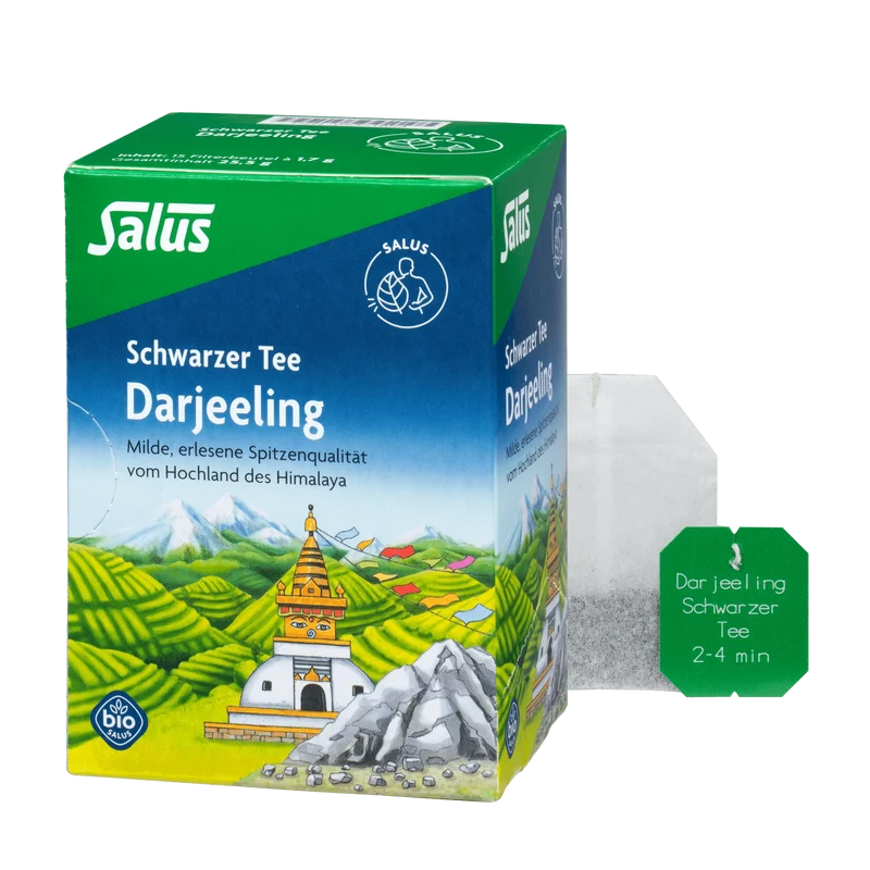 Salus Darjeeling, Schwarzer Tee Bio 15 Filterbeutel