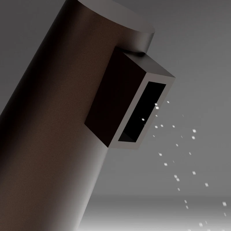 Steel Salt and Pepper Set BINO & BINA by Marco De Masi for Cyrcus Design