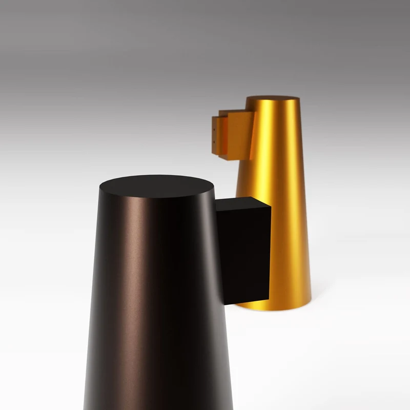 Steel Salt and Pepper Set BINO & BINA by Marco De Masi for Cyrcus Design