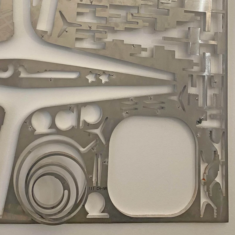 Aluminum Artwork BIG NESTING by Denis Santachiara for Cyrcus Design - Unique Piece