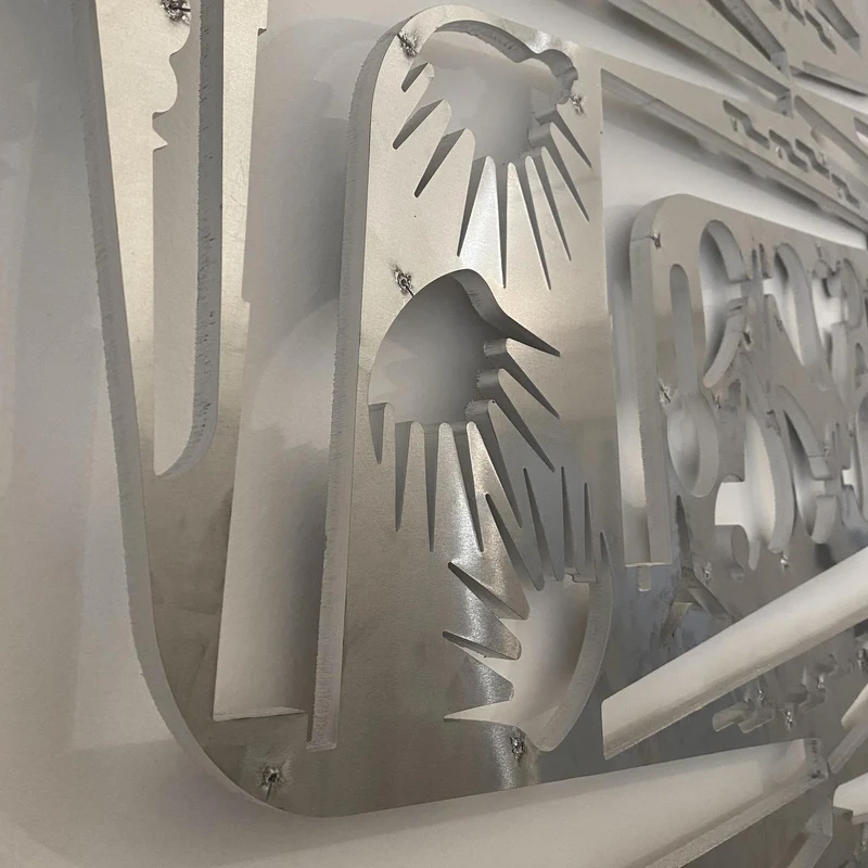 Aluminum Artwork BIG NESTING by Denis Santachiara for Cyrcus Design - Unique Piece