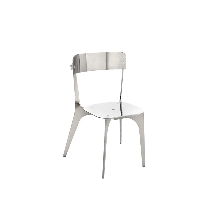 Aluminium Polished Chair EURA by Denis Santachiara for Cyrcus Design
