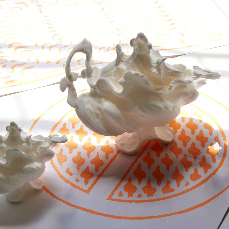 Polymer Tureen Sculpture MONSTERS by Alessandro Mendini