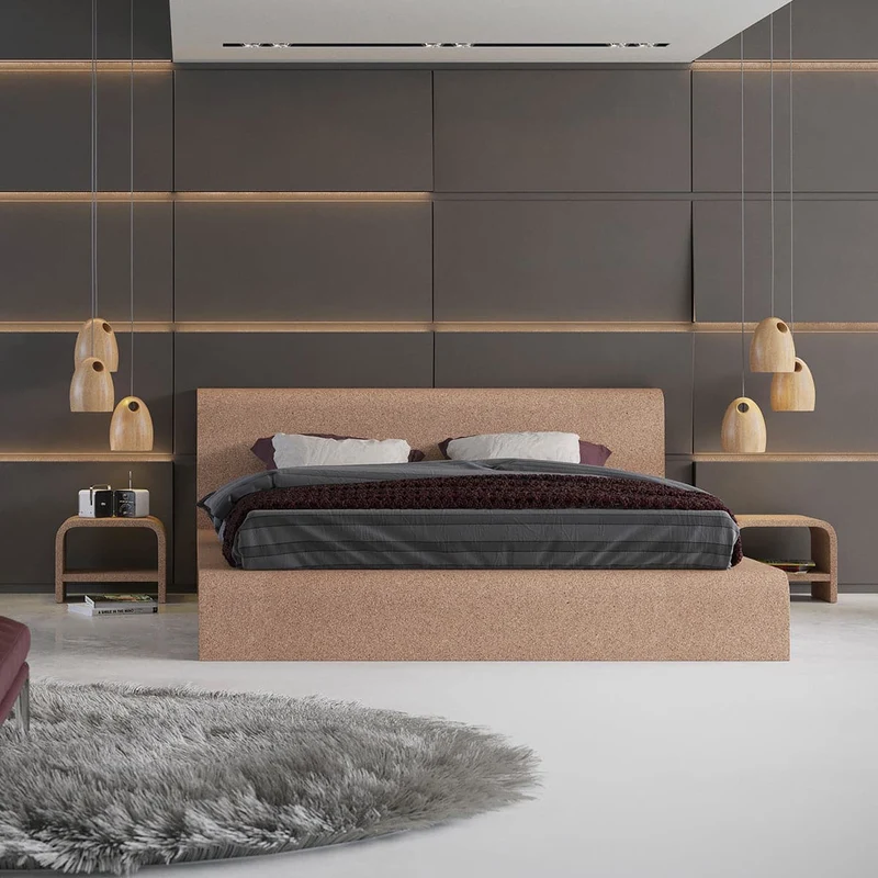Cork and Wood Bed BISU