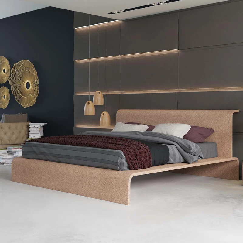 Cork and Wood Bed BISU