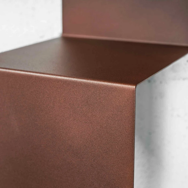Corten Steel Bookcase SEGMENTO CORTEN 180 by C. Cangia and G. Mazzardi