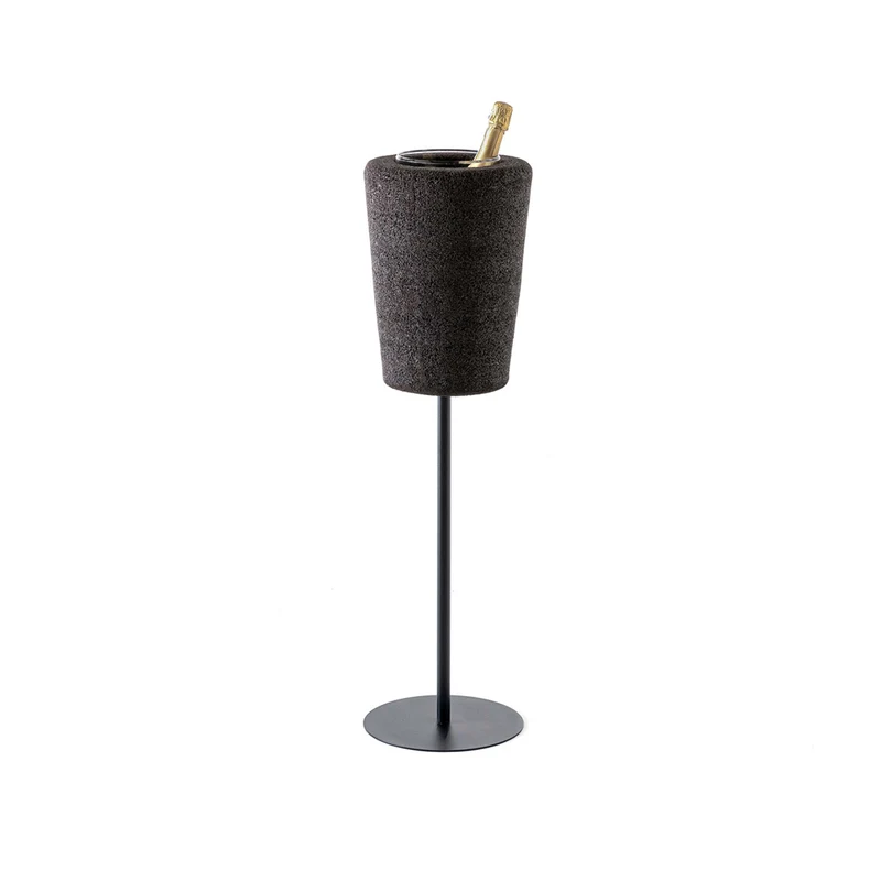 Ice Bucket and Stand FRAPPÉ 80 by Jari Franceschetto for Suber