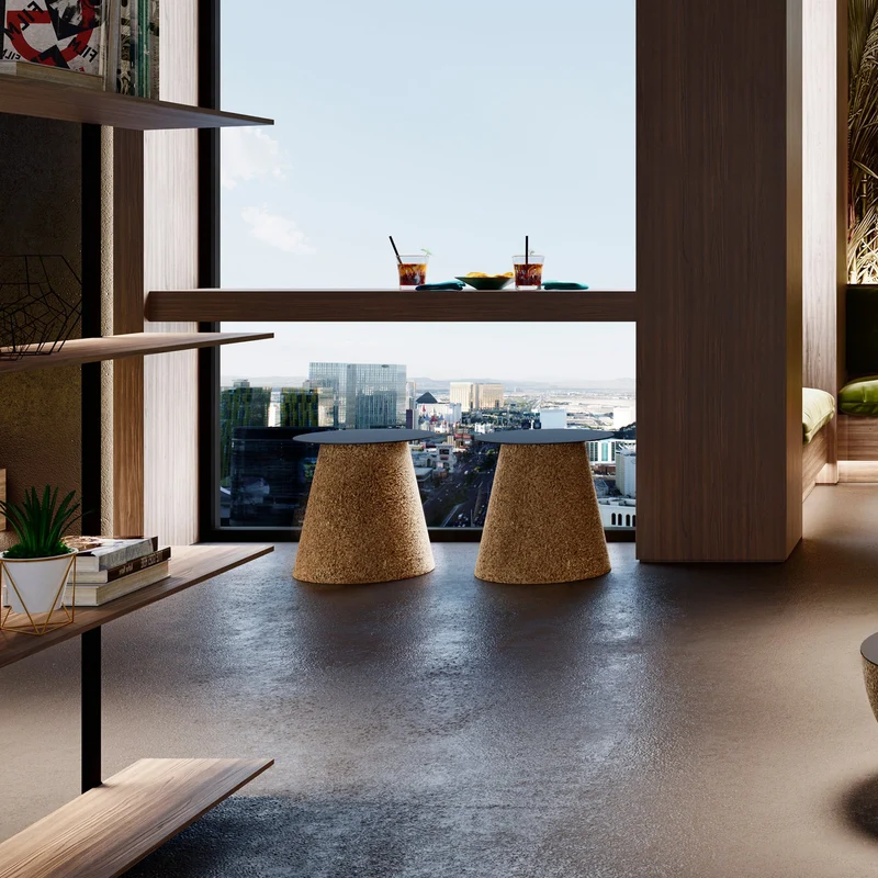 Cork Stool TORRE 46 by Jari Franceschetto for Suber